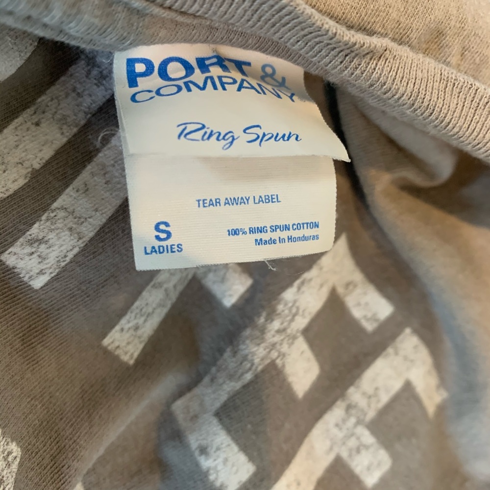 PORT & CO TEACHER GRAPHIC TEE SHIRT LOGO T SIZE S - Picture 3 of 10